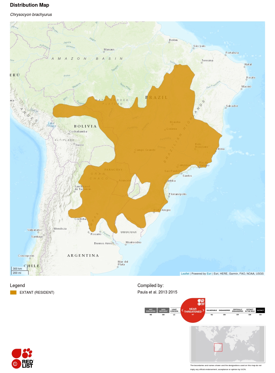 Red Wolf Habitat Map